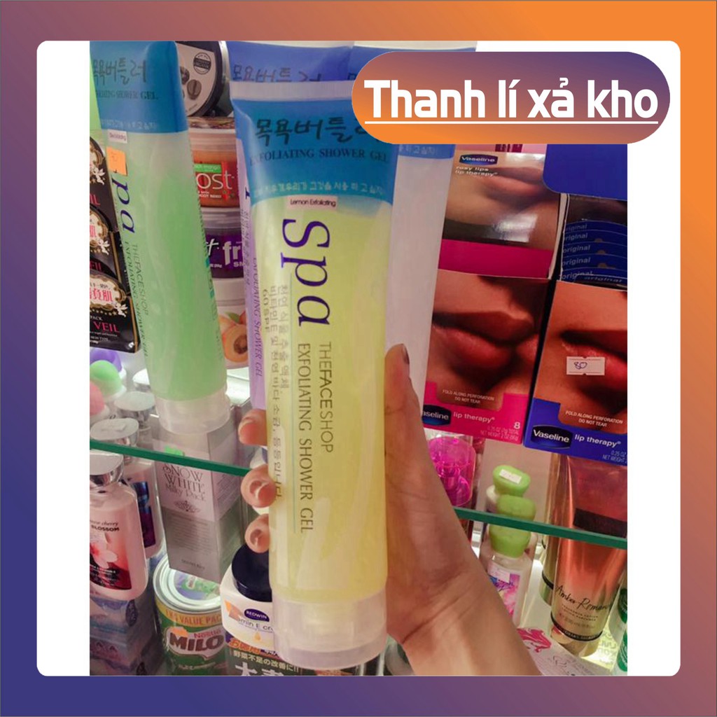 [FREE SHIP] Kem tẩy tế bào chết Spa exfoliating shower gel [FREE SHIP]