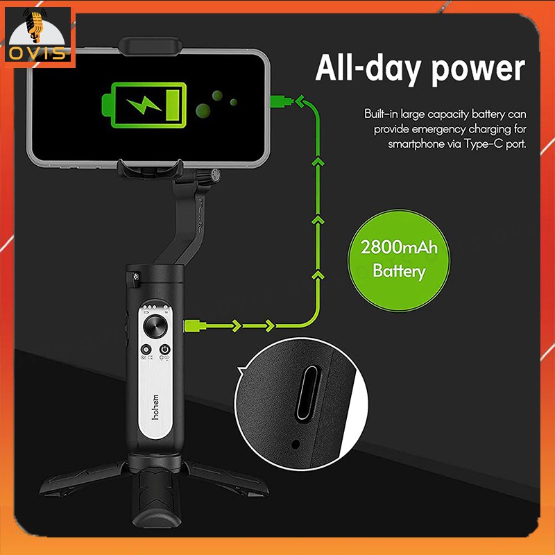 Tay Cầm Chống Rung (Gimbal) Hohem Isteady X2 Điều Khiển Từ Xa Không Dây Cho Smartphone | BigBuy360 - bigbuy360.vn