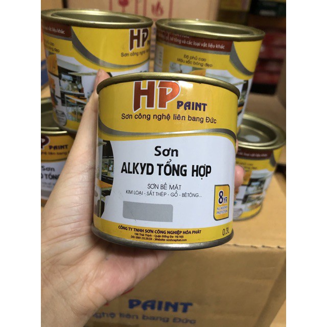 SƠN TỔNG HỢP CHO SẮT/ GỖ/ KIM LOẠI/ BÊ TÔNG- HP 800ML/ 8 LẠNG