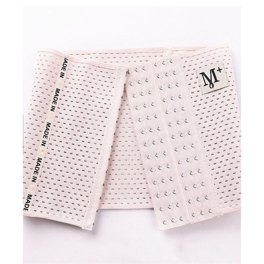Đai gen nịt bụng M+ - 4 thanh chống cuộn - 6 Nấc Cài - Nịt Bụng Giảm Mỡ Sau Sinh