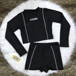 {KÈM ẢNH THẬT} Bikini 2 mảnh nhập QC tay dài đùi