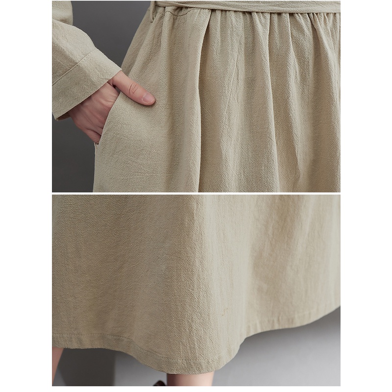 Váy sơ mi nữ thời trang thu đông sang trọng dành cho nữ Da185