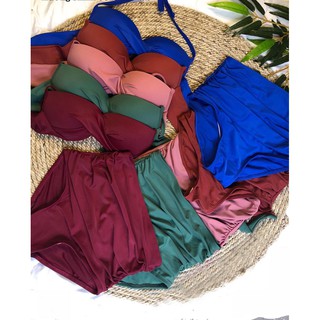 Bộ bơi 2 mảnh cạp cao