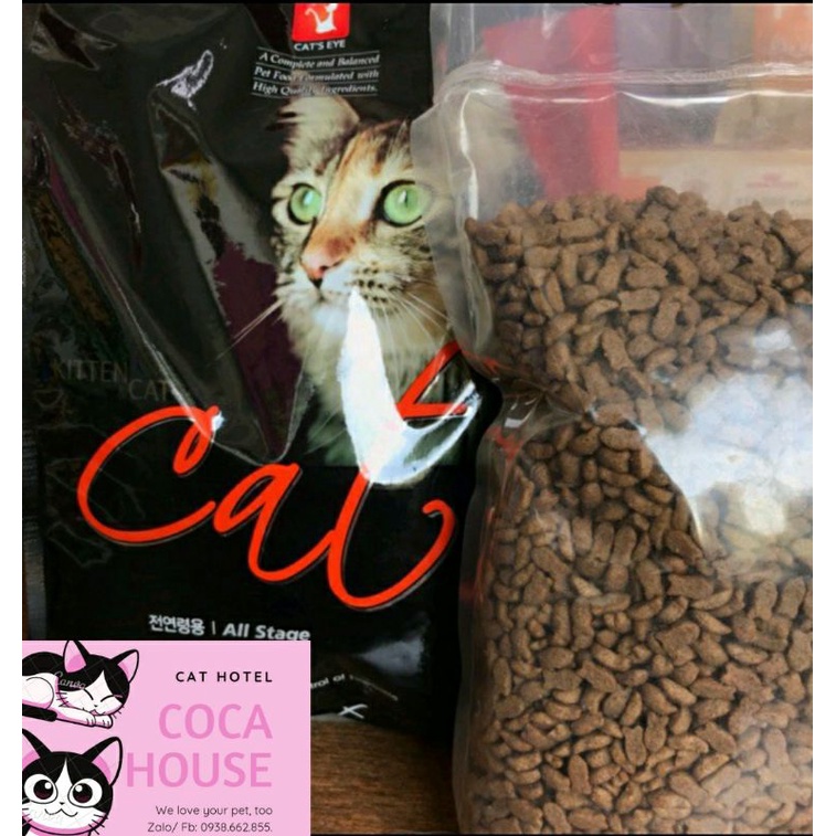 HẠT CAT'S EYE 1KG ❤ Hàn Quốc ❤ cho mèo mọi lứa tuổi (túi chiết)