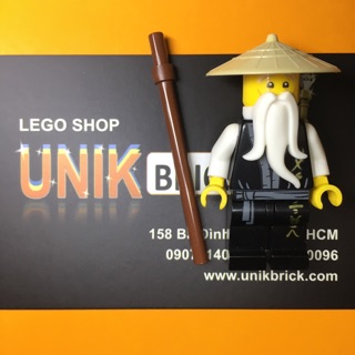 Lego UNIK BRICK Sensei Wu (Mẫu 2) Sư phụ Wu trong Ninjago chính hãng (như hình).