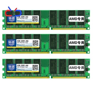 Xiede Desktop Pc Memory Ram ule Ddr 400 1Gb Pc-3200 Ddr1 184Pin Dimm 400Mhz For Amd X004
