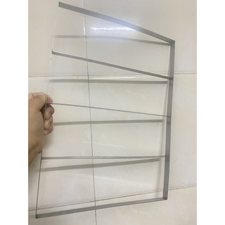 Khuôn làm bánh bánh ngũ cốc ,gạo lứt , chất liệu inox 304 kích thước 40 cm x 30 cm x 1,5 cm