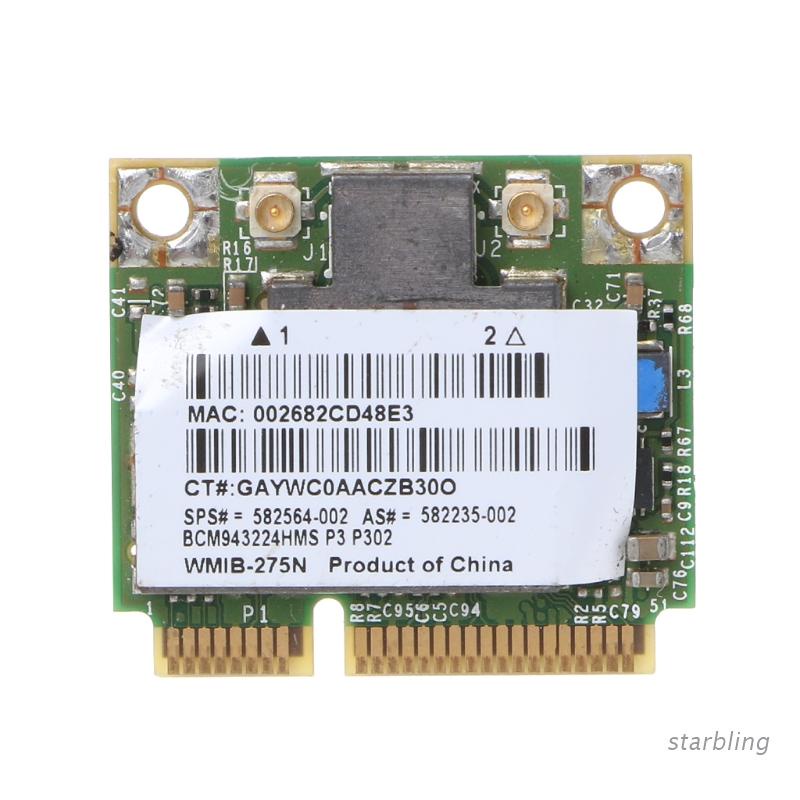 Card Wifi Không Dây 802.11 A / G / N Pci-E Cho Hp Bcm943224Hms Thẻ