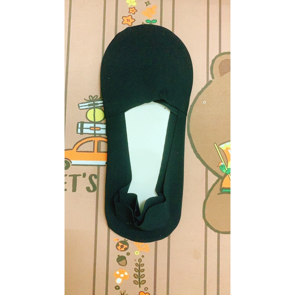 Tất Lười Trơn Màu Dưới Mắt Cá Chân Slipon Mang giày thể thao Giấu Vô Hình Phong cách Ulzzang Vớ ẩn Nữ Cotton