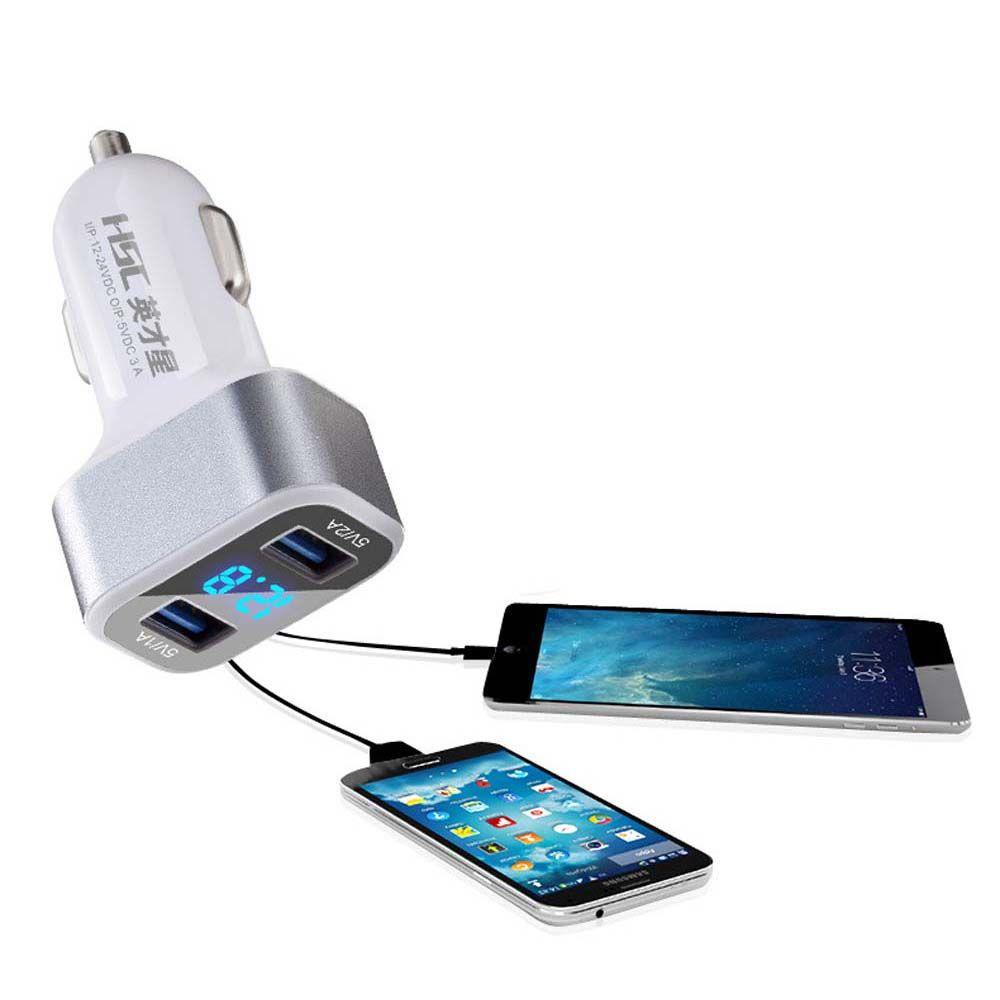 Tẩu Sạc USB Kép Mini Thông Minh Cho Xe Hơi VANES1