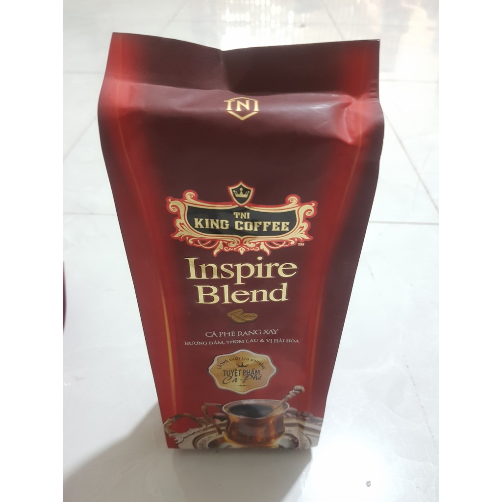 Cà phê rang xay INSPIRE BLEND KING COFFEE bịch 500 gr