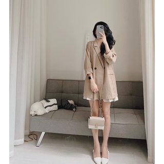 ( CỰC RẺ ) Áo blazer dáng rộng Samhyewear
