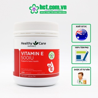 Vitamin e healthy care 500iu 200 viên của úc