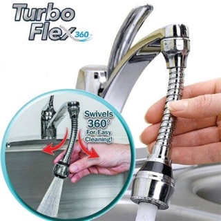 Vòi xịt tăng áp xoay 360 độ Turbo Flex