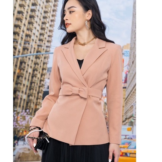 Áo vest nữ công sở chất TWILL SILK cao cấp Orchid CT21O302