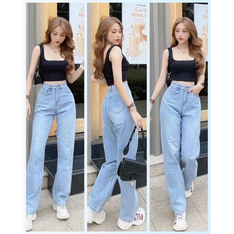 [HCM] Áo Croptop Sát Nách Hai Dây Bản To Cổ Vuông,Áo Thun Nữ Dáng Ngắn Ôm Body Chất Co Dãn