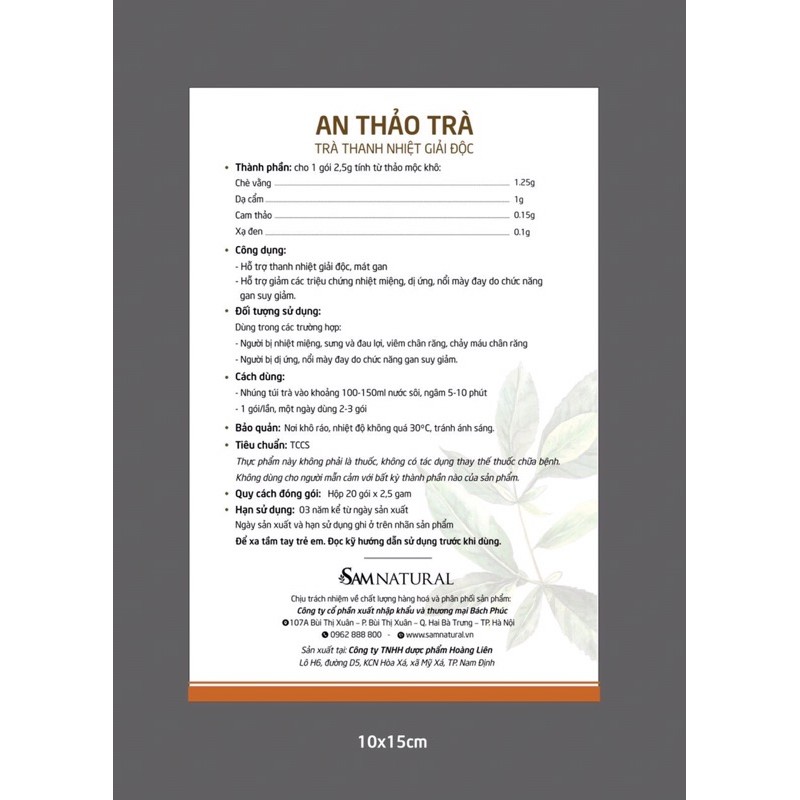 An Thảo Trà Sam Natural | BigBuy360 - bigbuy360.vn