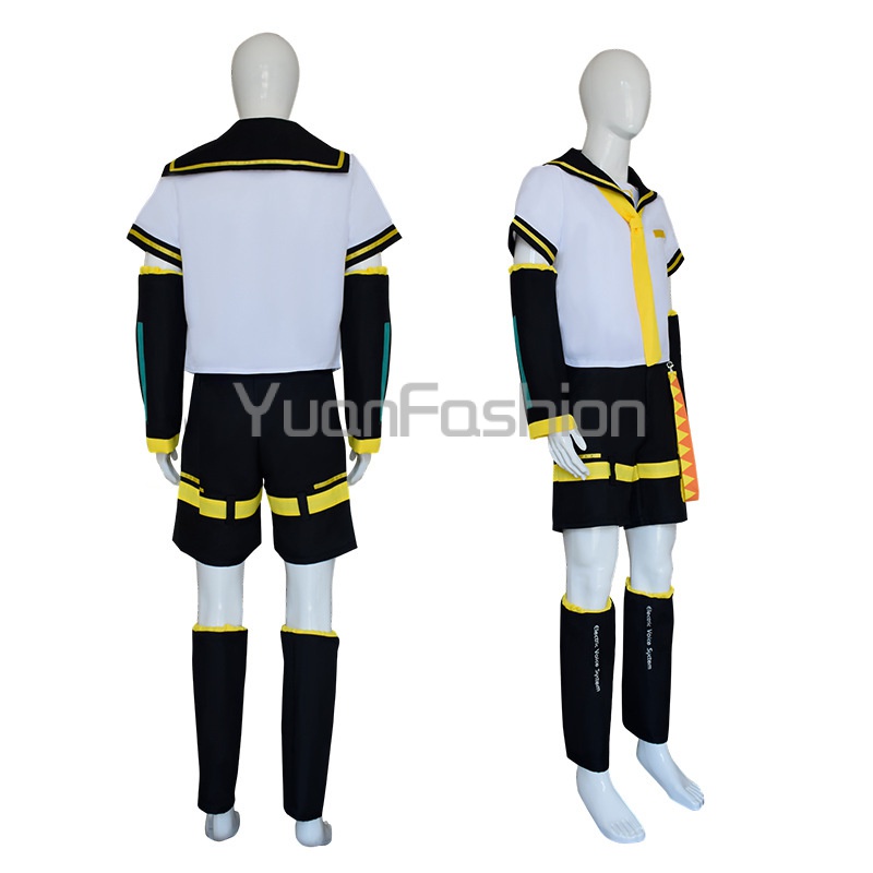 Trang Phục Hóa Trang Anime VOCALOID Crypton Future Media Kagamine Rin / Len Phục Hồi Hoàn Hảo Cho Nữ