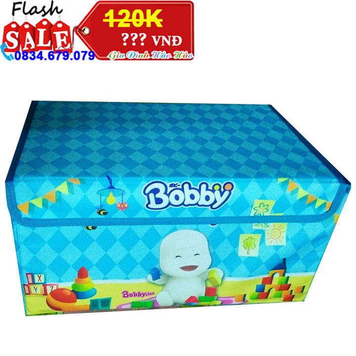 THÙNG ĐỰNG ĐỒ CHƠI ĐỒ DÙNG ĐA NĂNG CHO BÉ BOBBY