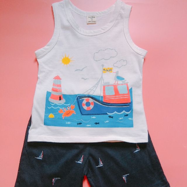 Bộ ba lỗ baby gap bé trai