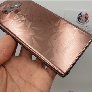Miếng dán mặt lưng 3D vân kim cương cho Note 9