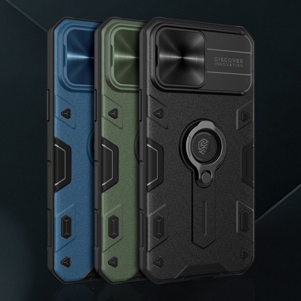 ỐP CHỐNG SỐC BẢO VỆ CAMERA iPhone 13/ 13 Pro/ 13 Pro Max Camshield Armor Nillkin