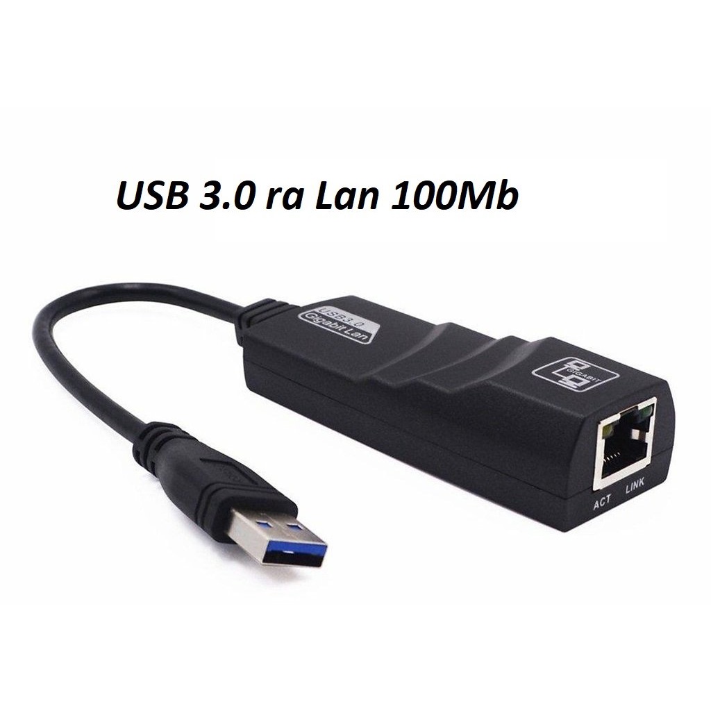 Cáp Chuyển Đổi USB 3.0 To Lan