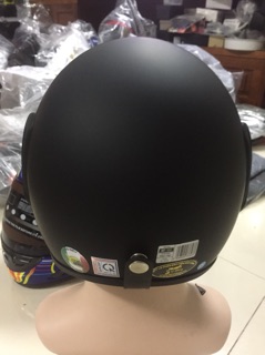 Nón bảo hiểm Asia 111 đen nhám