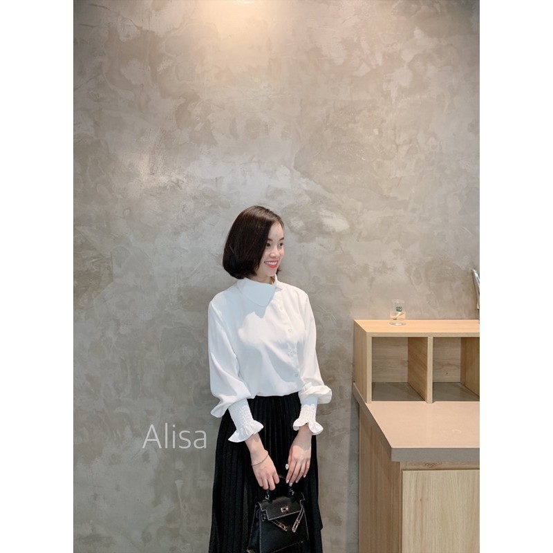 Set áo somi kèm gile len và đai - ALISA | BigBuy360 - bigbuy360.vn