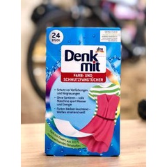 Giấy Chống Phai, Loang Màu Quần Áo DENKMIT 24 Tờ Chính Hãng