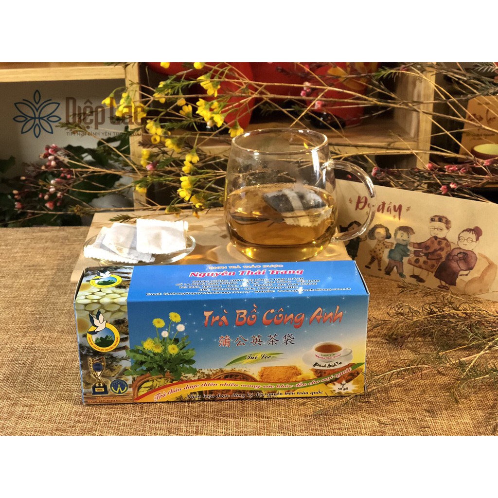Trà túi lọc Bồ Công Anh – giảm mụn nhọt, tiêu độc (50 túi lọc) - Nguyên Thái Trang - thảo trà Diệp Lạc | BigBuy360 - bigbuy360.vn