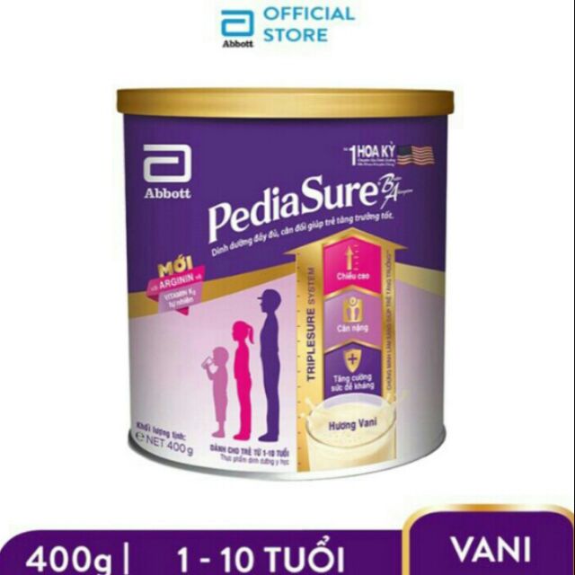 Sữa PEDIASURE hương vani 400g