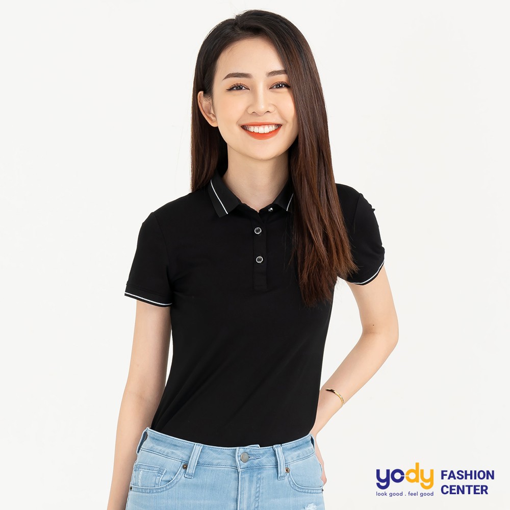 Áo thun polo nữ YODY áo phông pima cao cấp cổ bẻ mềm mại, kháng khuẩn APN3010 | BigBuy360 - bigbuy360.vn