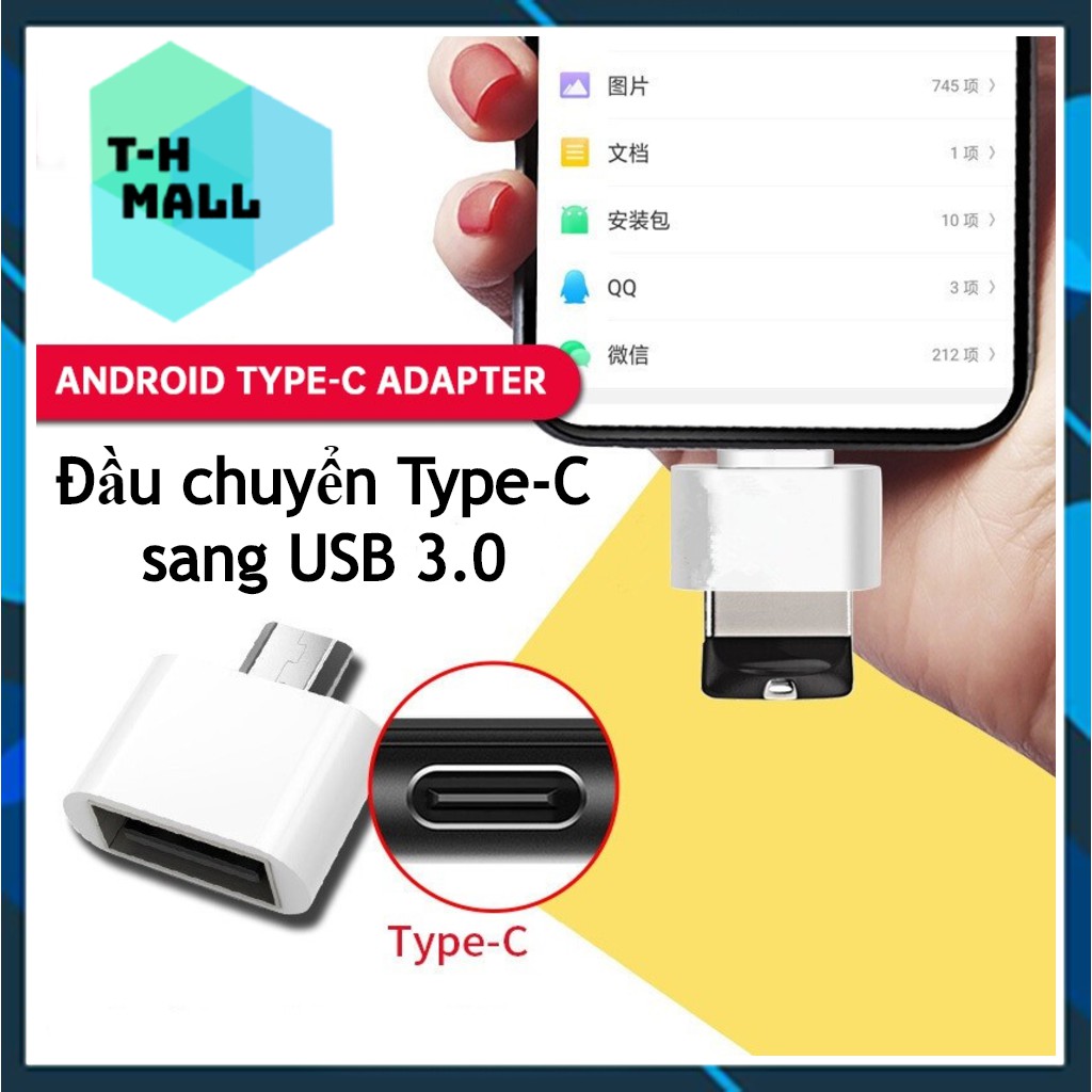 Đầu chuyển đổi OTG type-C sang usb 3.0