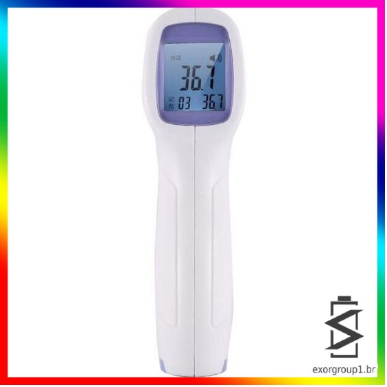 Súng Nhiệt Kế Hồng Ngoại Cảnh Báo Không Tiếp Xúc 3 Màu Sắc