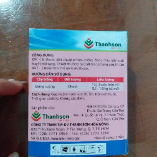 Thuốc trừ chuột RAT K 2%DP 🐀🐀🐀