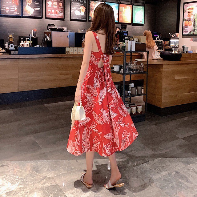 Đầm dáng dài cổ tim cúc ngọc ulzzang hoa nhí chun eo , Váy trắng be vintage tay dài kiểu maxi (video-ảnh thật) | BigBuy360 - bigbuy360.vn