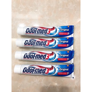 ( HÀNG CHUẨN ĐỨC)Kem Đánh Răng ODOL MED 3 ORIGINAL & EXTRA WHITE
