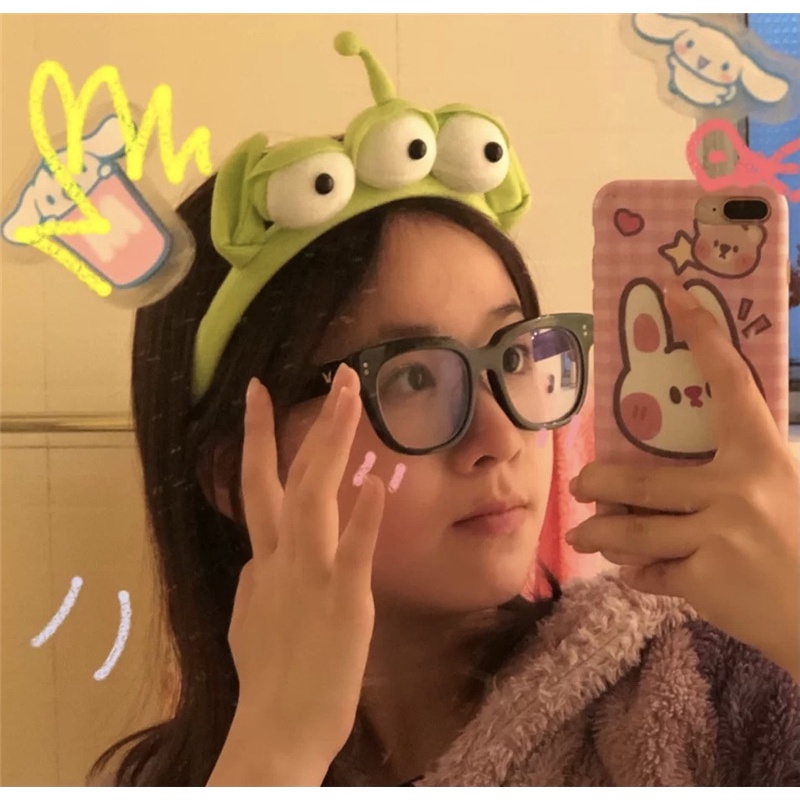 Băng đô make up skin care họa tiết xinh xắn đáng yêu