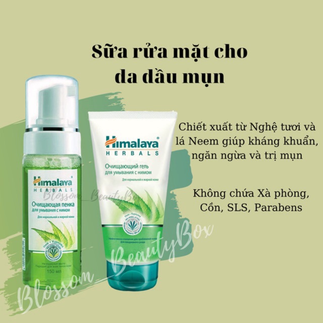 Sữa rửa mặt lá neem Himalaya herbals Nga