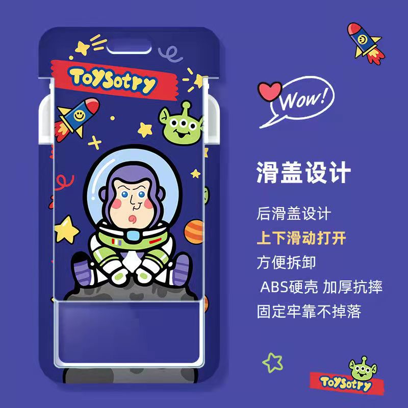 Dây Đeo Thẻ Tên Họa Tiết Buzz Lightyear Hoạt Hình Toy Story