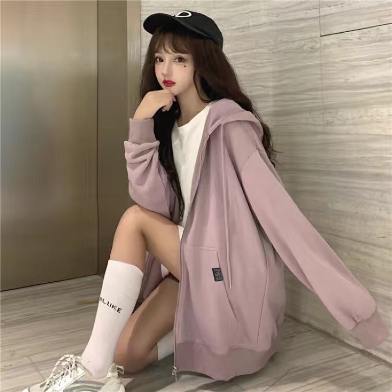 ÁO KHOÁC MÙA ĐÔNG NAM NỮ LÓT NỈ SIÊU ĐẸP- áo khoác khoá kéo có mũ in chữ