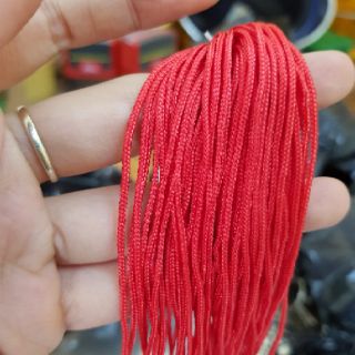 Dây dù mềm màu đỏ bó 10 mét