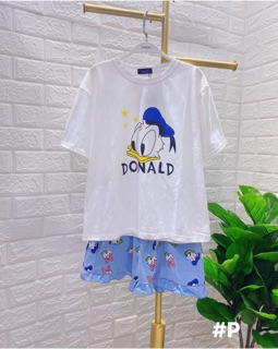Bộ mặc nhà vịt cute (2 màu ảnh thật)