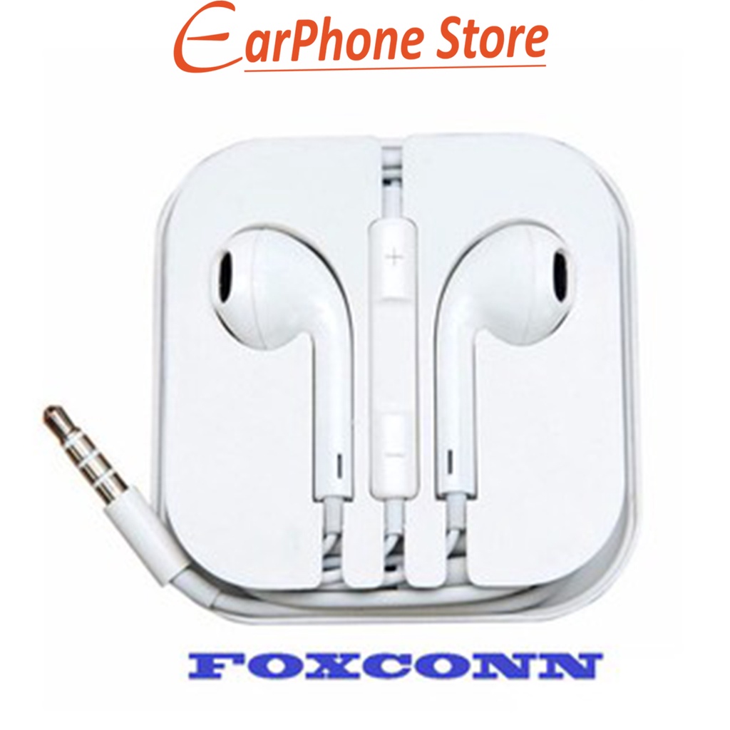 [ CHÍNH HÃNG ] TAI NGHE FOXCONN JACK 3.5MM CÓ MIC DÀNH CHO IPHONE OPPO SAMSUNG XIAOMI .