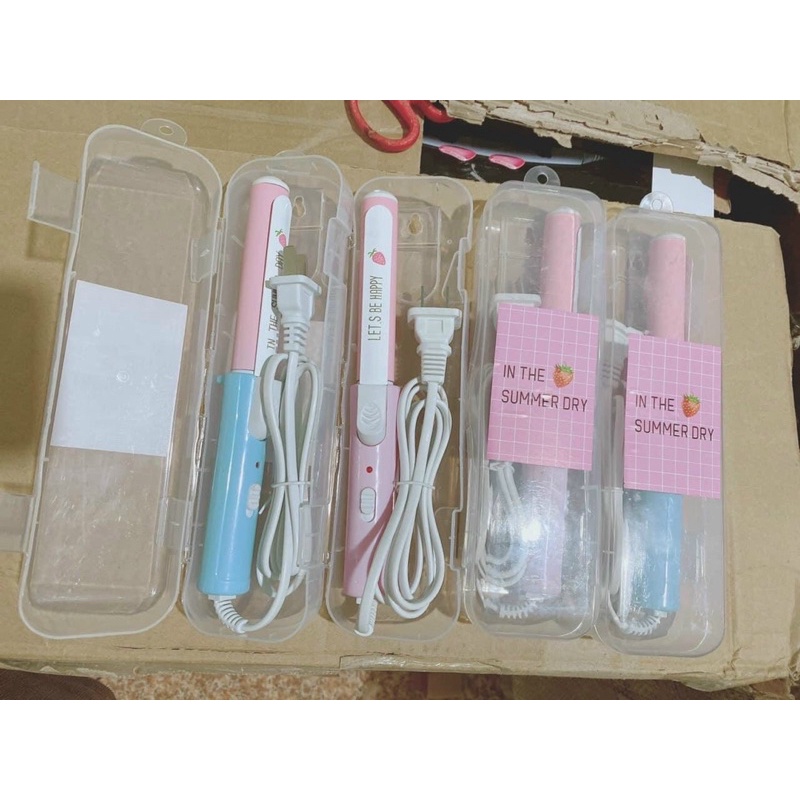 Máy uốn tóc mini tạo kiểu làm xoăn