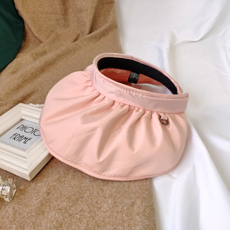 Mũ Chống Nắng Mùa Hè Kiểu Vỏ Sò Màu Tương Phản Phong Cách Hàn Quốc Cho Nữ