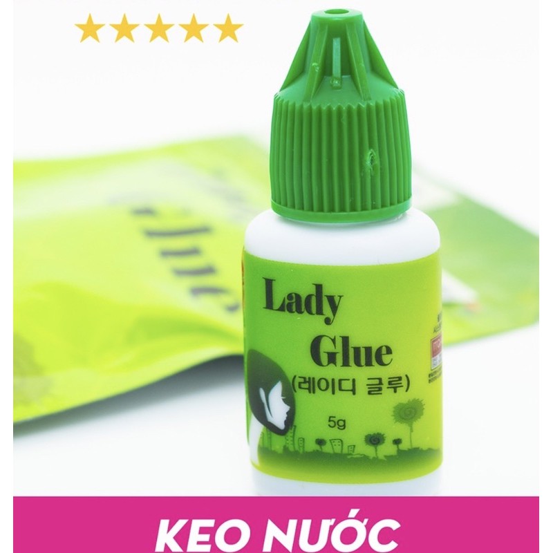 Keo nối mi Lady glue xanh-quyên quyên