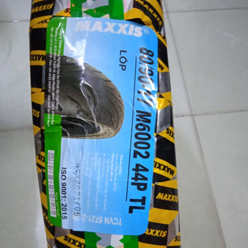 Vỏ Maxxis 6002 80/90-17