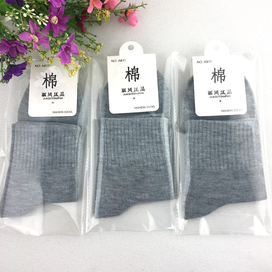Tất nam cổ cao COMBO 10 ĐÔI vớ nam cotton thoáng mát, khử mùi hiệu quả TAT03